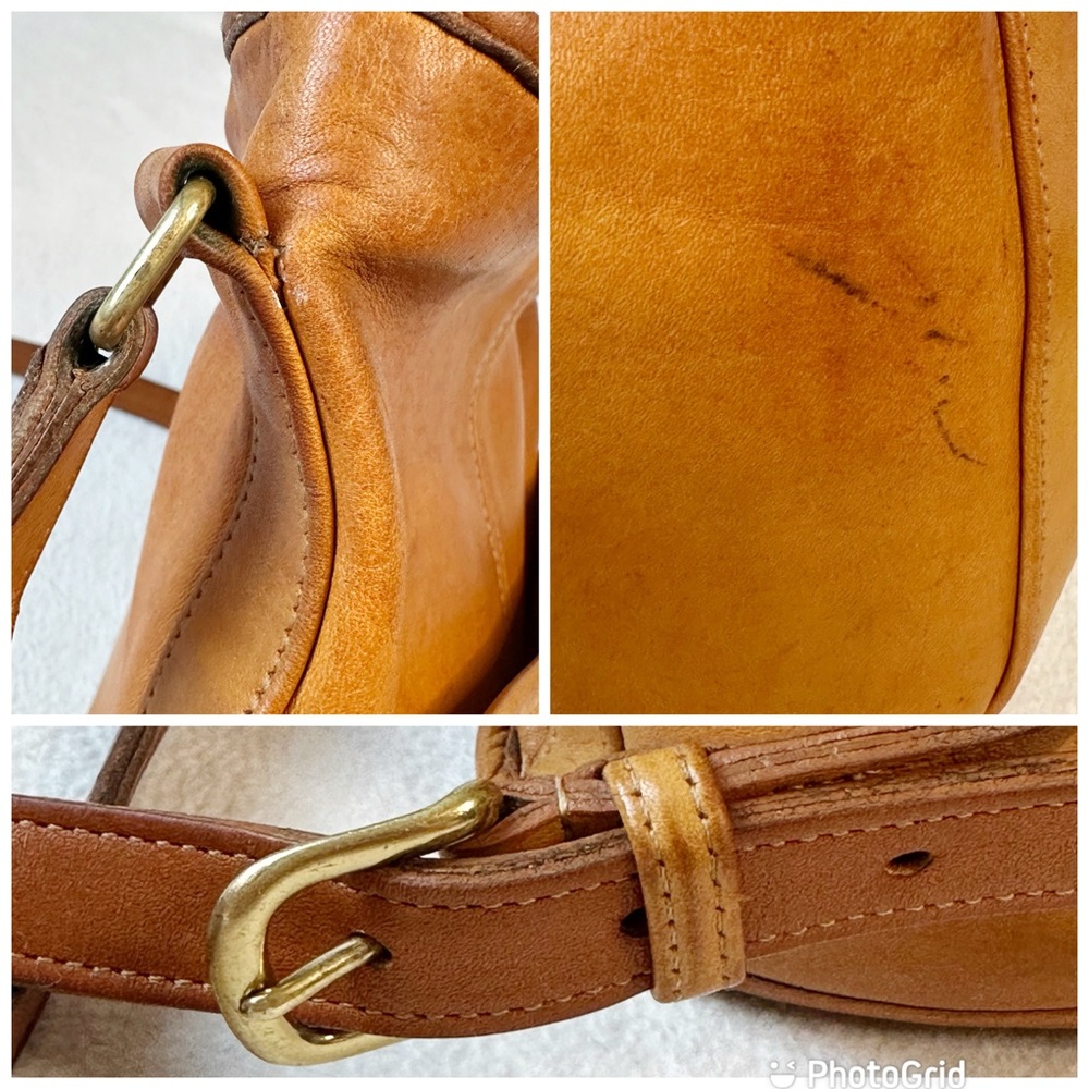 Flawed Coach Vintage Bleecker Leather Bucket Bag Small in Honey No. 4070 - Picture 16 of 16